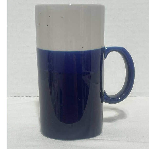 Vintage Blue Dipped Coffee Mug - Picture 3 of 5
